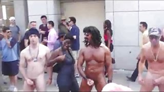 男孩和女孩野餐